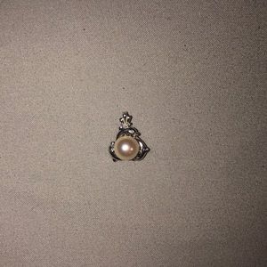Pearl necklace charm